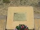 
Jessie Angeline ALEXANDER,
wife of Percy,
1912 - 1970;
Jandowae Cemetery, Wambo Shire
