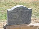 
Henry James KAUTER,
father,
died 17 June 1942 aged 62 years;
Jandowae Cemetery, Wambo Shire
