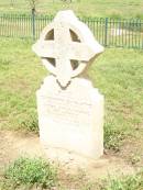 Elizabeth Charlotte, wife of James CHALLACOMBE of Jimbour, died 5 June 1867 aged 27 years; Jimbour Station Historic Cemetery, Wambo Shire 