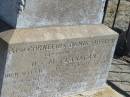 
Annie Johanna QUINLAN,
died 11 March 1911;
Cornelius Denis Joseph,
son of D. & M. FLANAGAN,
died March 1922? aged 12? years;
Cornelius QUINLAN,
died 27 June 1914? aged 76 years;
Mary Elizabeth FLANAGAN,
died 20 June 1913? aged 70 years;
Daniel FLANAGAN,
died 5 March 1944 aged 71 years;
parents of L.A. FLANAGAN;
Jondaryan cemetery, Jondaryan Shire

