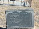 
William LYONS,
husband father,
died 25 July 1913 aged 45 years;
Jondaryan cemetery, Jondaryan Shire
