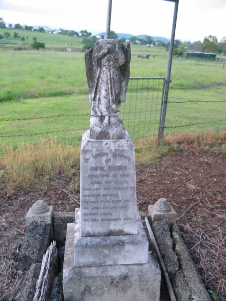 Annie WEBER  | 10? Oct 1919  | aged 43  | Engelsburg Baptist Cemetery, Kalbar, Boonah Shire  | 