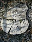 Pauline HOHENSEE b: 3 May 1832, d: 28 Oct 1909, aged 77  Kalbar Catholic Cemetery, Boonah Shire 