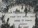 
Wilhelm Fredericka August DAU,
died 19 April 1924 aged 71 years;
Kalbar General Cemetery, Boonah Shire
