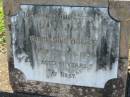 
Wilhelmine MULLER, mother,
died 10 Aug 1934 aged 91 years;
Kalbar General Cemetery, Boonah Shire
