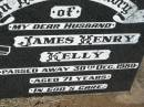 
James Henry KELLY, husband,
died 30 Dec 1980 aged 71 years;
Kalbar General Cemetery, Boonah Shire
