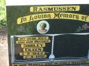 
Shirley Eileen RASMUSSEN,
wife mother,
5-8-1944 - 2-9-1992;
Kalbar General Cemetery, Boonah Shire
