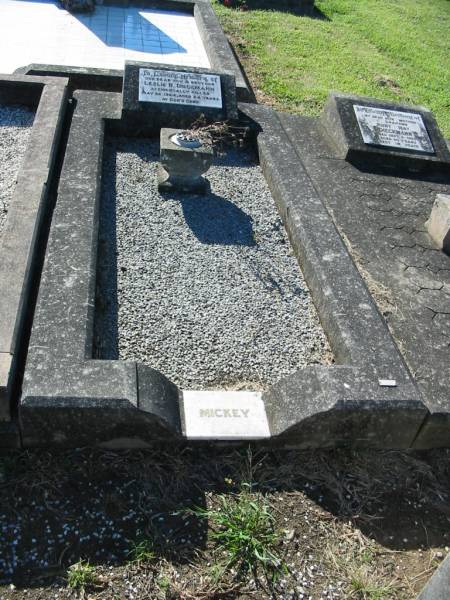 Leslie R. DIECKMANN (Mickey), son brother,  | accidentally killed 22 May 1964 aged 24 years;  | Kalbar General Cemetery, Boonah Shire  | 