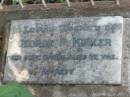 George P KUBLER 13 Sep 1898, aged 32 The Salvation Army Church, Kalbar, Boonah Shire 