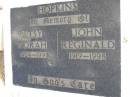 
Betsy Norah HOPKINS,
1924 - 1991;
John Reginald HOPKINS,
1919 - 1998;
Kandanga Cemetery, Cooloola Shire
