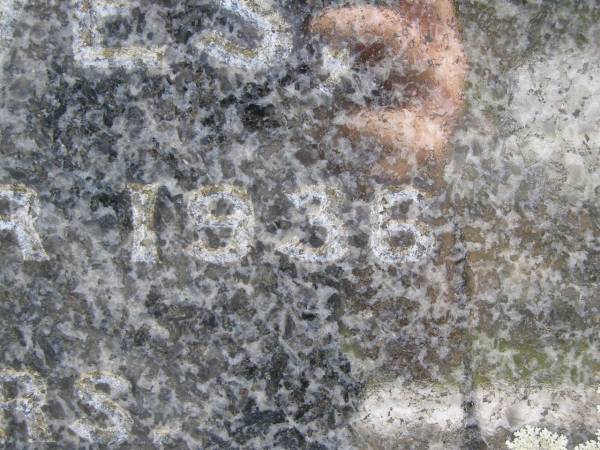 George GROVES, husband father,  | died 27 Dec 1936? aged 74 years;  | Mary Jane GROVES, mother,  | died 1 Jan 1938 aged 71 years;  | Kandanga Cemetery, Cooloola Shire  | 