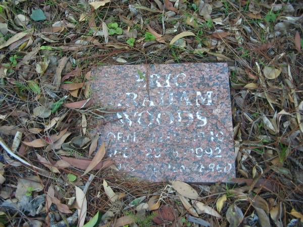 Eric Graham WOODS  | b: 22 Sep 1910, d: 23 Aug 1992 ?  | St Mary's Anglican Church, Kangaroo Point, Brisbane  | 