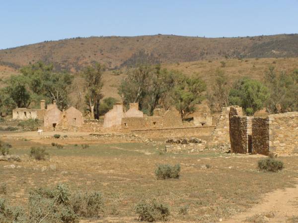 Kanyaka Homestead,  | another ruin north of Quorn,  | South Australia  | 
