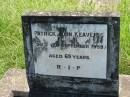
Patrick John KEAVENY,
died 17 Sept 1959 aged 69 years;
St Johns Catholic Church, Kerry, Beaudesert Shire
