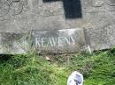 
Thomas KEAVENY,
born Armore, Kings County, Ireland,
died 9 Aug 1920 aged 68 years;
Cathrine, wife,
born County Meath, Ireland,
died 10 June 1947 aged 85 years;
St Johns Catholic Church, Kerry, Beaudesert Shire
