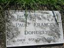 
Paul Francis DOHERTY,
died 9 Dec 1963;
St Johns Catholic Church, Kerry, Beaudesert Shire
