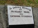 
Margaret WARD;
Catherine FITZGERALD;
St Johns Catholic Church, Kerry, Beaudesert Shire
