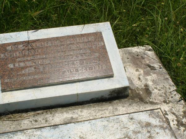 Ela Nora Elizabeth STRINGER,  | mother,  | died 31 Oct 1970;  | Kilkivan cemetery, Kilkivan Shire  | 