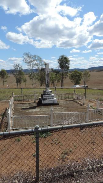 George Hall JONES  | d 2 Sep 1898  |   | Rose JONES  | d: 23 Jun 1910  |   | Kilkivan station cemetery  |   | 