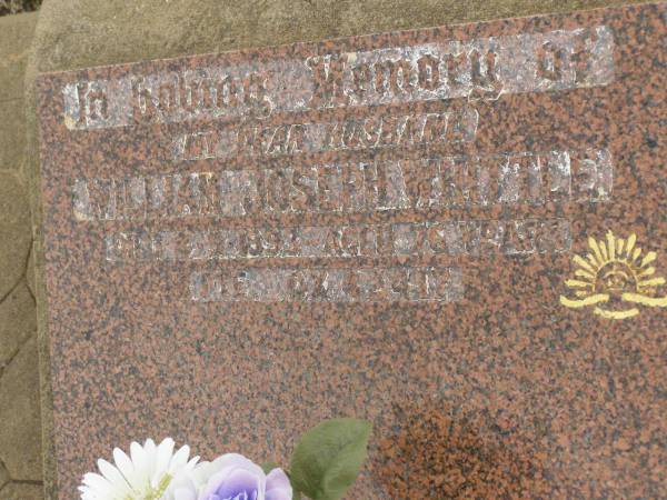 William Joseph WHITTLE,  | husband,  | died 4-9-1993 aged 76 years;  | Killarney cemetery, Warwick Shire  | 