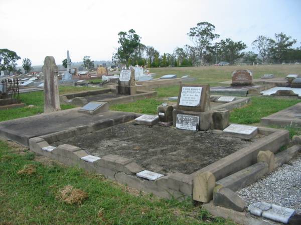 John Edward AFFLECK,  | brother,  | born 7 May 1891,  | died 13 Aug 1952;  | John Peter AFFLECK,  | died 30 April 1930 aged 68 years,  | erected by wife & family;  | Clyde Edgar AFFLECK,  | born 17 May 1858,  | died 27 Oct 1918 Sierra Leone;  | Sideny Francis AFFLECK,  | born 11 May 1890,  | died Oct 1890;  | Euphemia Smith AFFLECK,  | mother,  | born 31 July 1869,  | died 23 April 1958?;  | Killarney cemetery, Warwick Shire  |   | 