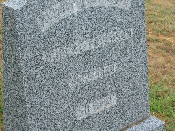 Robert PATERSON,  | died 1940;  | Killarney cemetery, Warwick Shire  | 