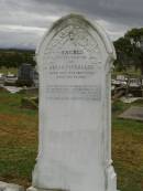 
Julia FITZALLEN,
died 22 Nov 1893 aged 60 years;
Killarney cemetery, Warwick Shire
