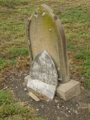 
William MORRIS,
died 17 Jan 1909 aged 2 years,
erected by brother Geoffrey;
Killarney cemetery, Warwick Shire
