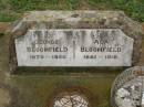 George BLOOMFIELD, 1875 - 1936; Ada BLOOMFIELD, 1881 - 1918; Killarney cemetery, Warwick Shire 
