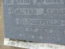 Walter Albert BLOOMFIELD, died 4 July 1970 aged 59 years; Killarney cemetery, Warwick Shire 