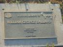William George BALLARD, died 3 Nov 2000 aged 83 years; Killarney cemetery, Warwick Shire 