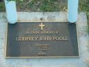 Godfrey John POOLE, died 13-11-2004 aged 84 years; Killarney cemetery, Warwick Shire 