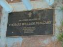 
Thomas WIlliam MULCAHY,
died 5 Dec 2005 aged 82 years;
Killarney cemetery, Warwick Shire
