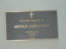 
Arthur James DAGG,
died 13-9-1997 aged 84 years;
Killarney cemetery, Warwick Shire
