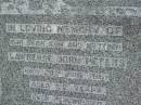 Lawrence John PETERS, died 30? June 1951 aged 22 years; Killarney cemetery, Warwick Shire 