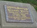 Richard WATTS, born 29 May 1913, died 1 May 1995; Killarney cemetery, Warwick Shire 
