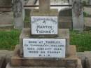 Martin TIERNEY, born Thurles Co Tipperary Ireland, died 21 June 1944 aged 84 years; Killarney cemetery, Warwick Shire 