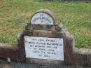 
Alice Elizabeth BLOOMFIELD,
wife mother,
died 4 April 1935 aged 40 years;
Edward Alfred BLOOMFIELD,
father,
died 1 April 1950 aged 73 years;
Killarney cemetery, Warwick Shire
