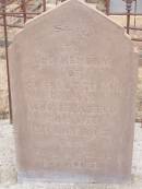 
Charlotte Ann CALNAN
d: 1 Dec 1850 aged 5 y, 1 mo

Kingscote historic cemetery - Reeves Point, Kangaroo Island, South Australia

