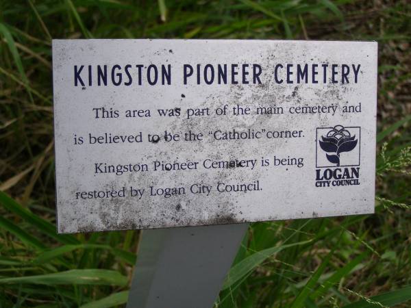 Kingston Pioneer Cemetery, Logan City  | 