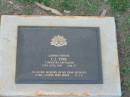 
Cyril J. FINK,
died 12 June 1987 aged 77 years,
husband of Mavis;
Lawnton cemetery, Pine Rivers Shire
