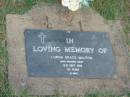 Lorna Grace WALTON, died 15 Sept 1989 aged 90 years; Lawnton cemetery, Pine Rivers Shire 