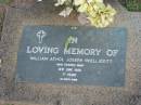 William Athol Joseph MCELLIGOTT, died 14 June 1988 aged 77 years; Lawnton cemetery, Pine Rivers Shire 
