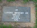 Raymond A. CLARK, born 12 Mar 1913, died 22 Jan 1974 aged 61 years; Lawnton cemetery, Pine Rivers Shire 