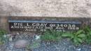 
Pte. L GRAY
d: Aug 1969 aged 49

Legume cemetery, Tenterfield, NSW


