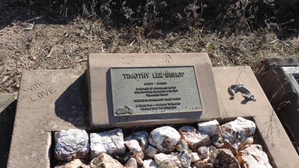 Timothy Lee BISHOP  | b: 5 Jan 1976  | d: 26 Aug 2005  |   | Leyburn Cemetery  | 
