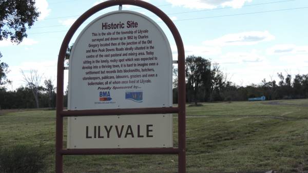 Site of Lilyvale township  |   | 