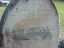 
Henry SEYMOUR died 27 Nov 1879 aged 63 years, 1816-1879;
Logan Village Cemetery, Beaudesert
