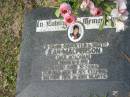
Jean MACFERSON (nee HOLOHAN) B: 16 Sep 1951 D: 30 Jul 1989
Logan Village Cemetery, Beaudesert
