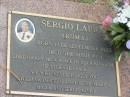 
Sergio LAPICO (Roma),
born 14 Sept 1933 died 9 April 1991,
Guiliana (wife),
Gianni, Denis, Marisa, Mara, Sergio jnr;
Logan Village Cemetery, Beaudesert
